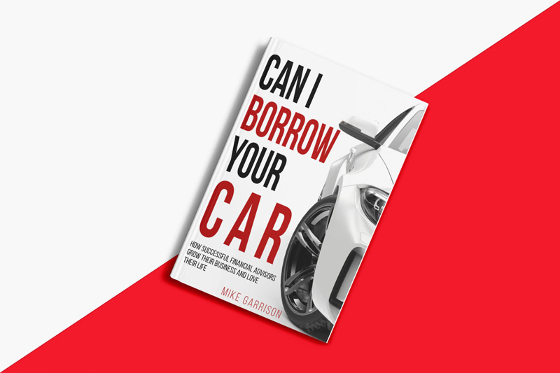 can i borrow your car book by mike garrison cover on red background